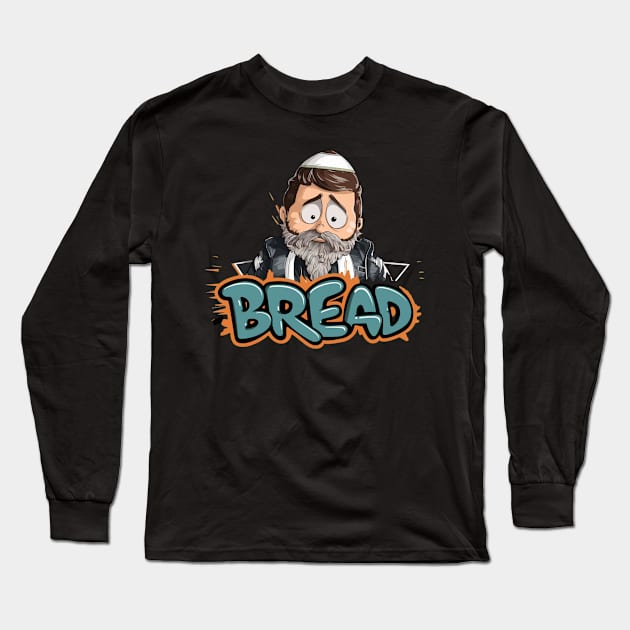 I Miss Bread Kosher For Passover No Challah Matzah Jewish Long Sleeve T-Shirt by woormle